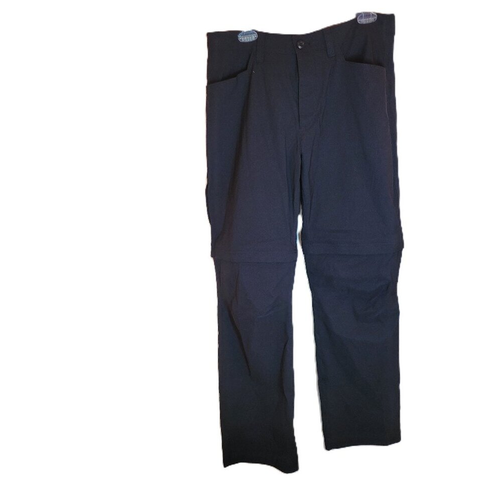 Eddie Bauer Men's Convertible Tech Pants Black 34x32